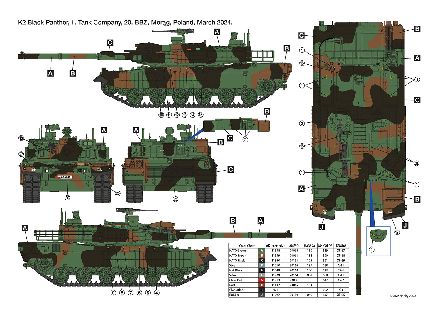 ak-interactive-1-35-k2-black-panther-polish-army image 5