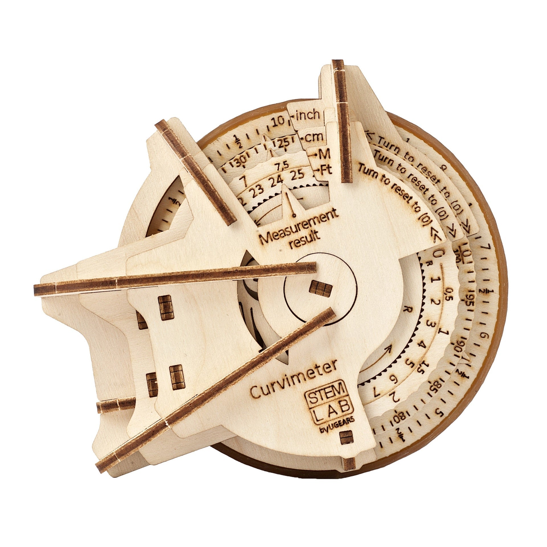 ugears-curvimeter-kit-di-modellismo-meccanico-in-legno-u-mini image 2