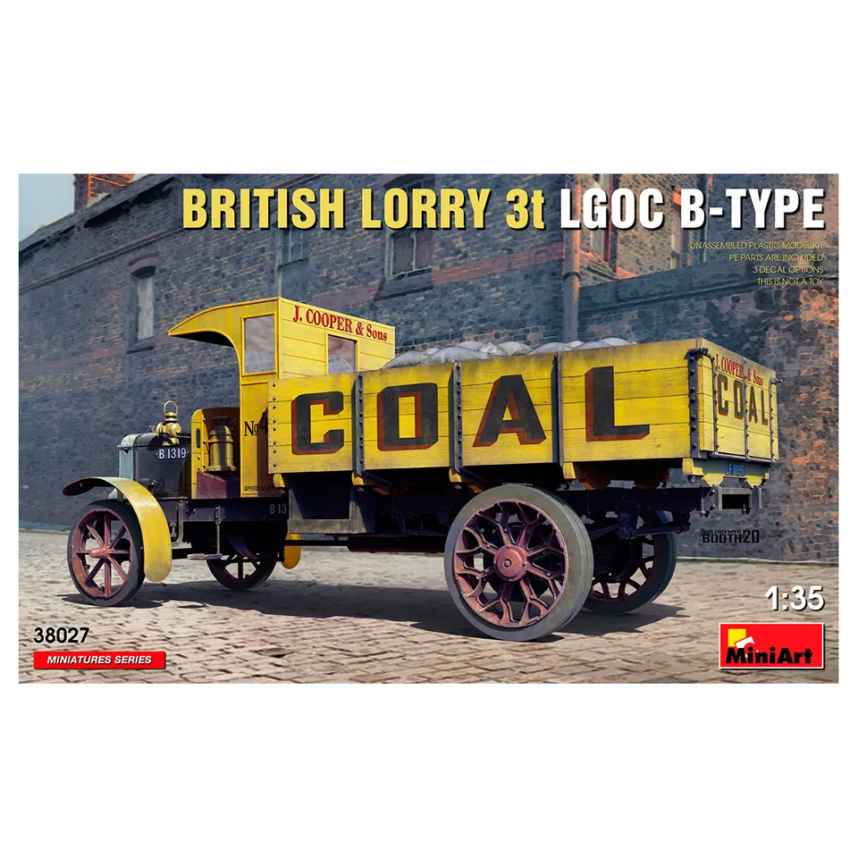 ak-interactive-1-35-british-lorry-lgoc-3t-b-type-kit-camion image 1
