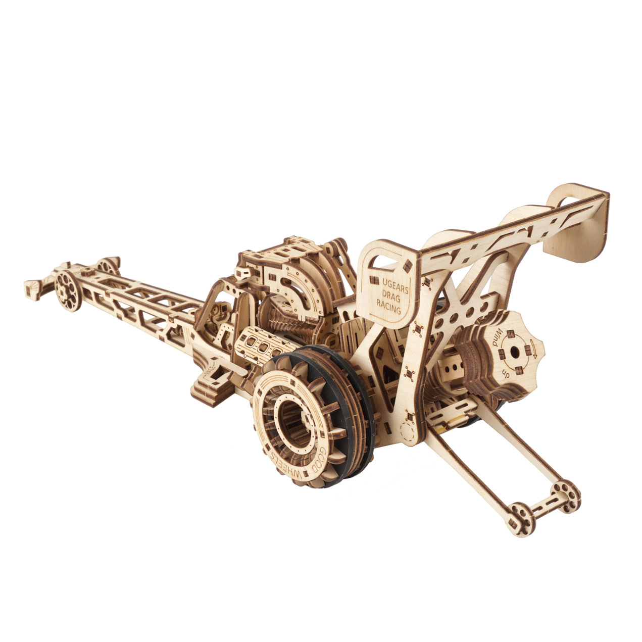 ugears-top-fuel-dragster-auto-da-corsa-dragster-in-legno-da-costruire image 2