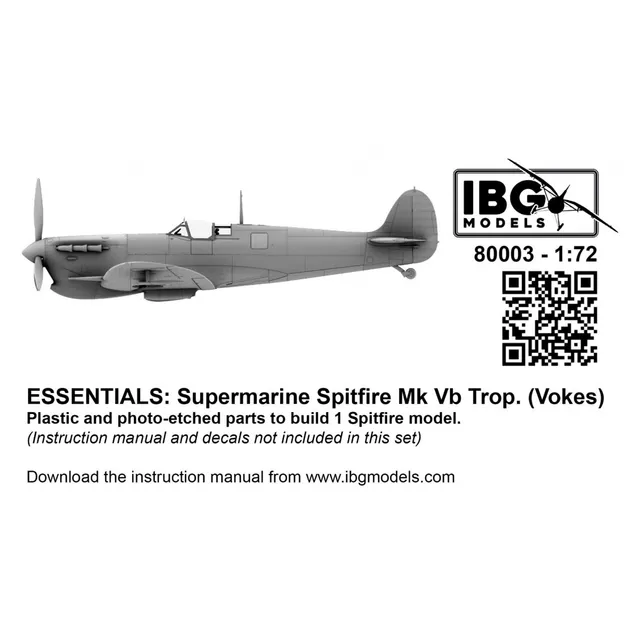 ak-interactive-spitfire-mk-vb-trop-vokes-essentials-scala-1-72-kit-di-modellismo image 1