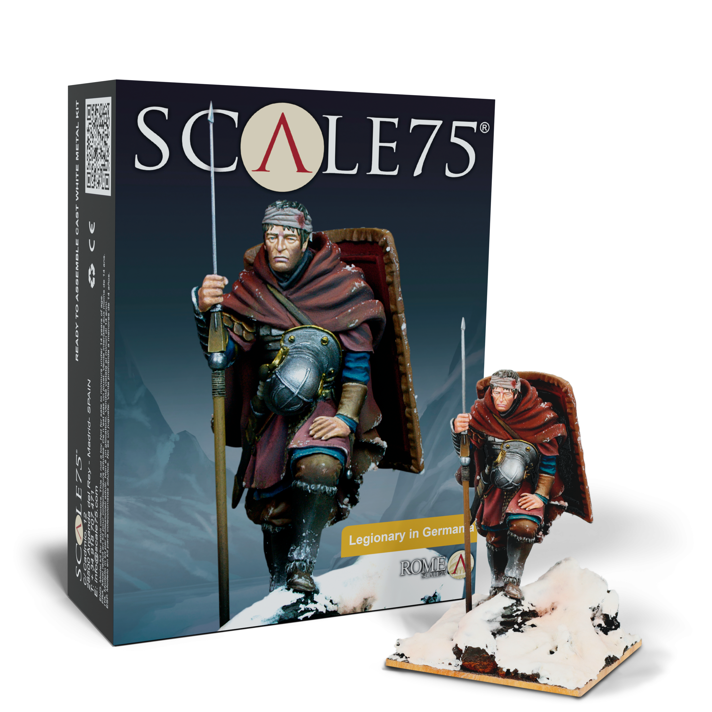 scale75-legionary-in-germania-75-mm-figura-in-metallo-bianco image 1