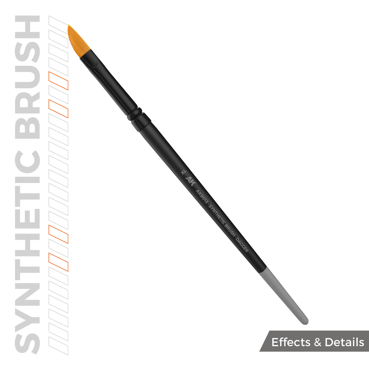 ak-interactive-ak-synthetic-brush-dagger-xl-pennello-sintetico-per-modellismo image 3