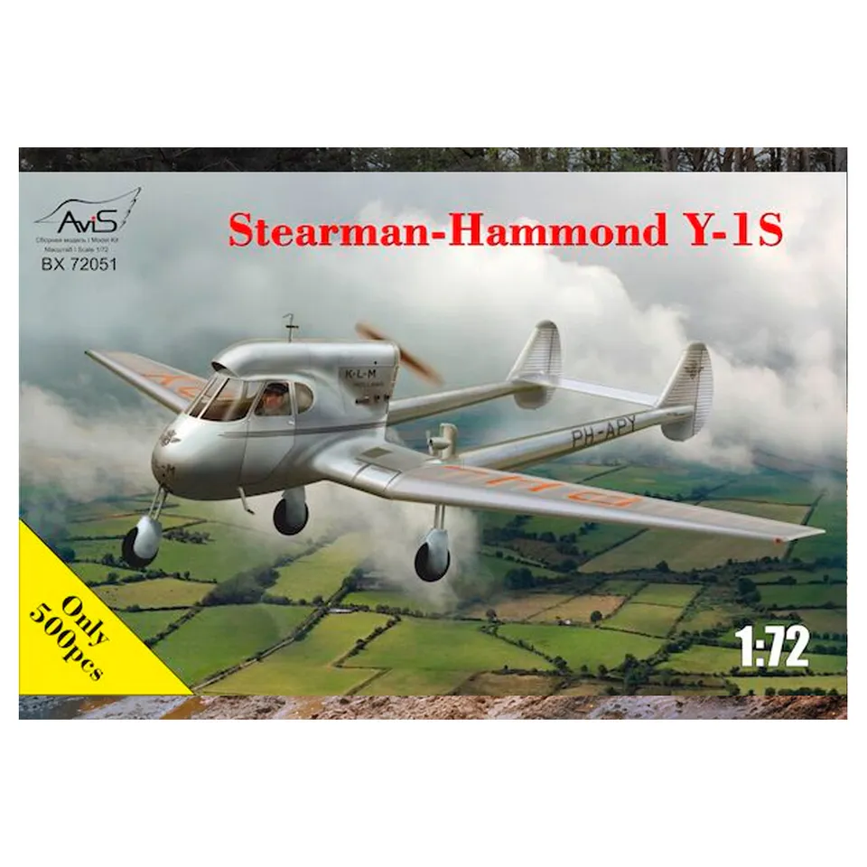ak-interactive-stearman-hammond-y-1s-1-72-kit-di-modellismo-aereo image 1
