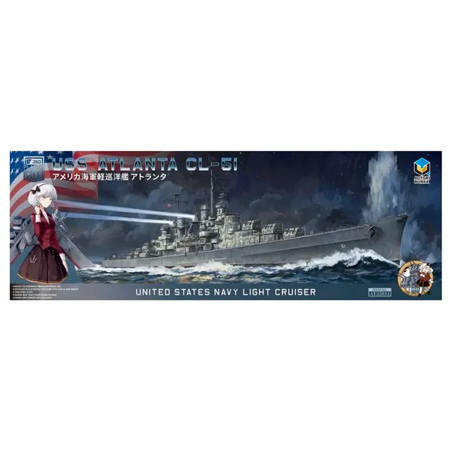 ak-interactive-1-350-uss-atlanta-c-51-incrociatore-leggero image 1