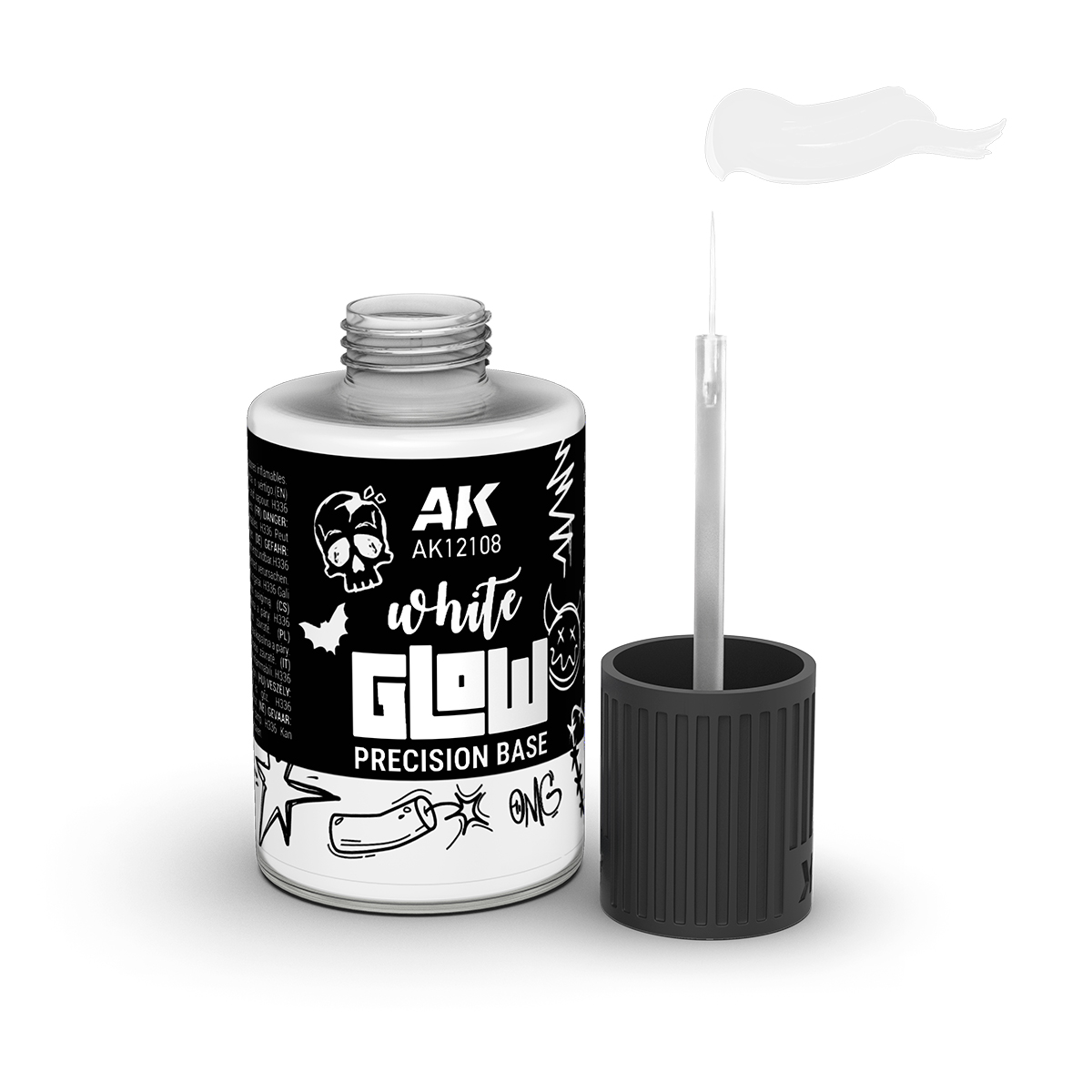 ak-interactive-white-glow-precision-base-primer-bianco image 2