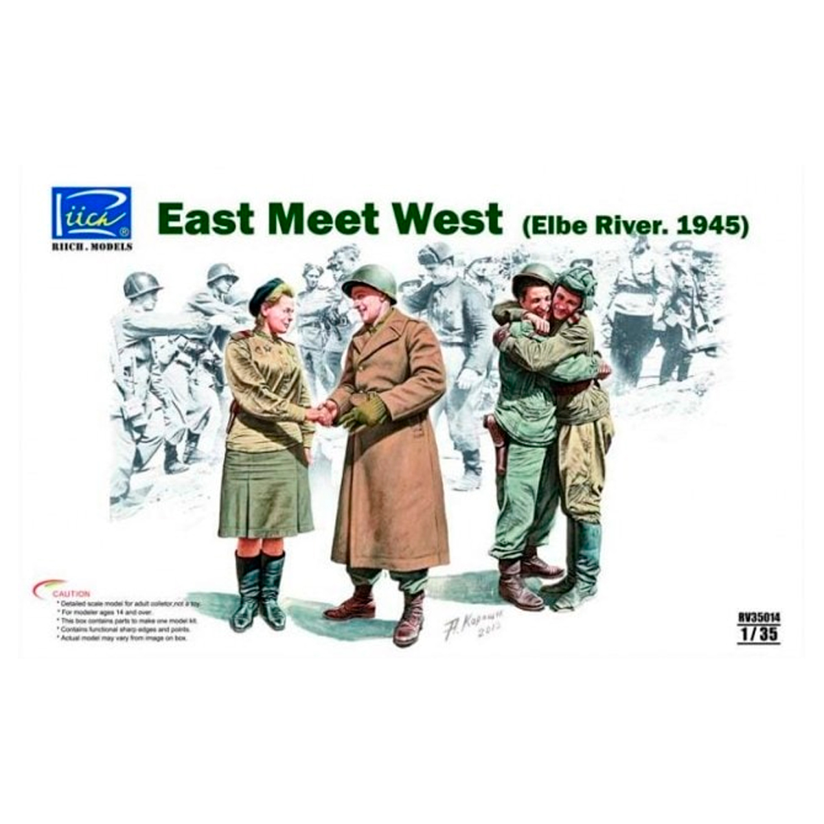 ak-interactive-east-meet-west-elbe-river-1945-1-35-kit-di-modellismo-figure image 1
