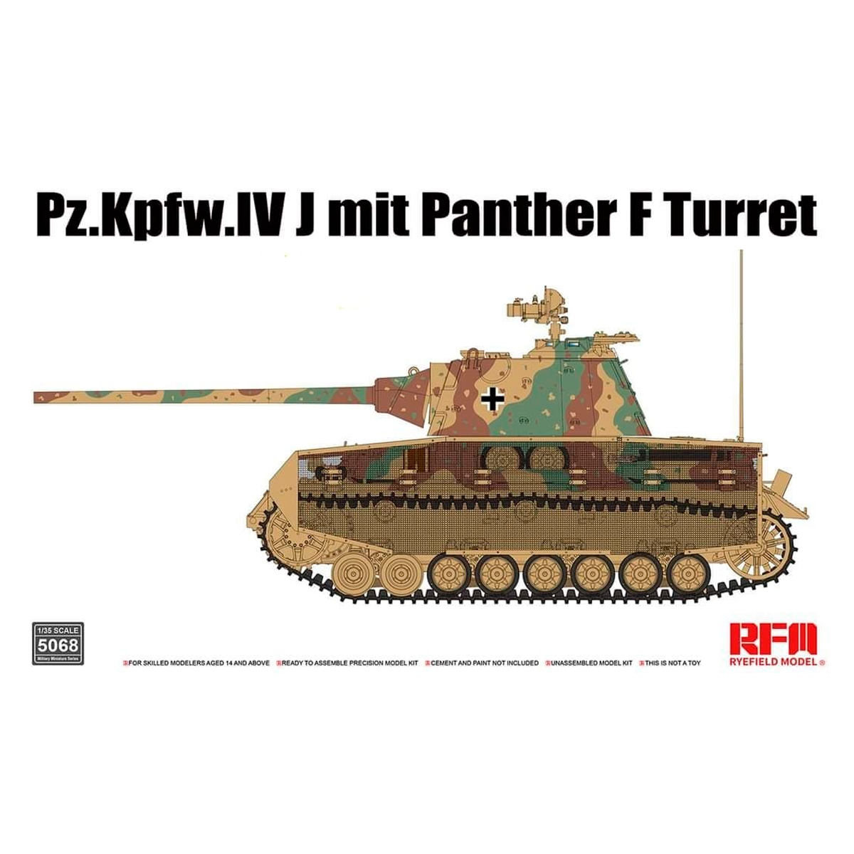 ak-interactive-kit-modellismo-pz-kpfw-iv-j-con-torretta-panther-f-scala-1-35 image 1
