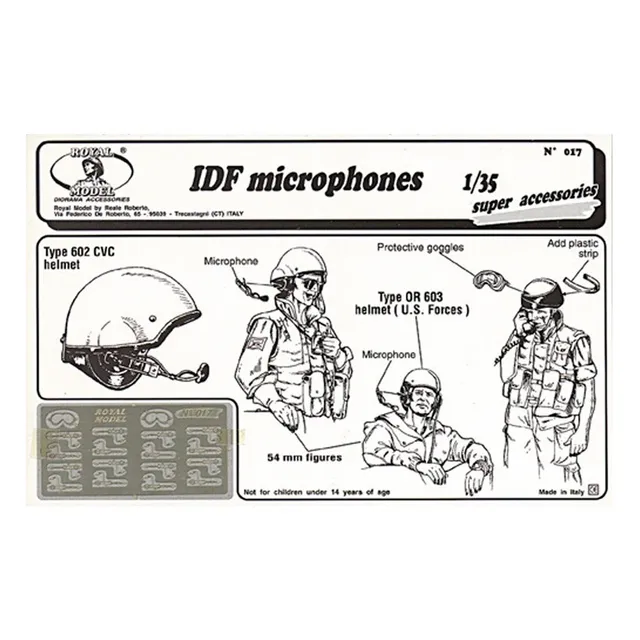 ak-interactive-idf-microphones-1-35-set-accessori-per-modellismo image 1