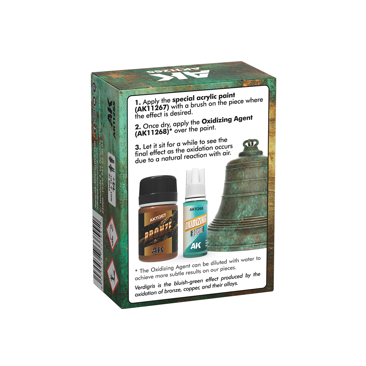 ak-interactive-set-efecto-verdigris-set-effetti-verdi-per-modellismo-e-miniature image 3