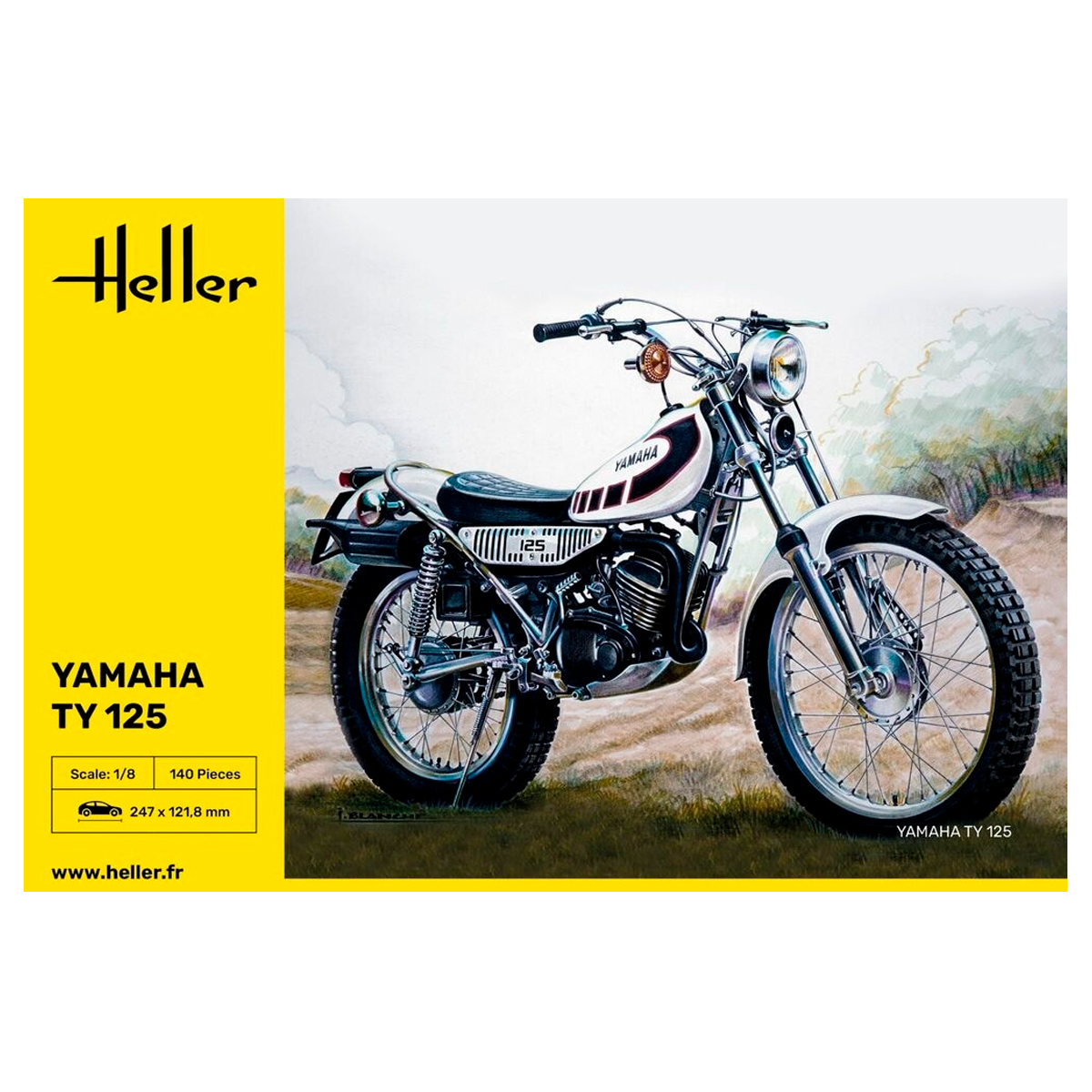 ak-interactive-1-8-yamaha-ty-125-kit-di-modellismo-moto-fuoristrada image 1