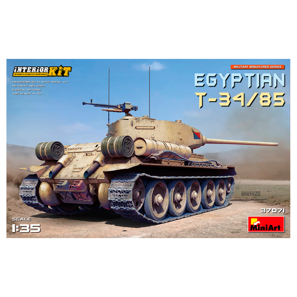 ak-interactive-1-35-egyptian-t-34-85-interior-kit-kit-modellismo-con-interni image 1
