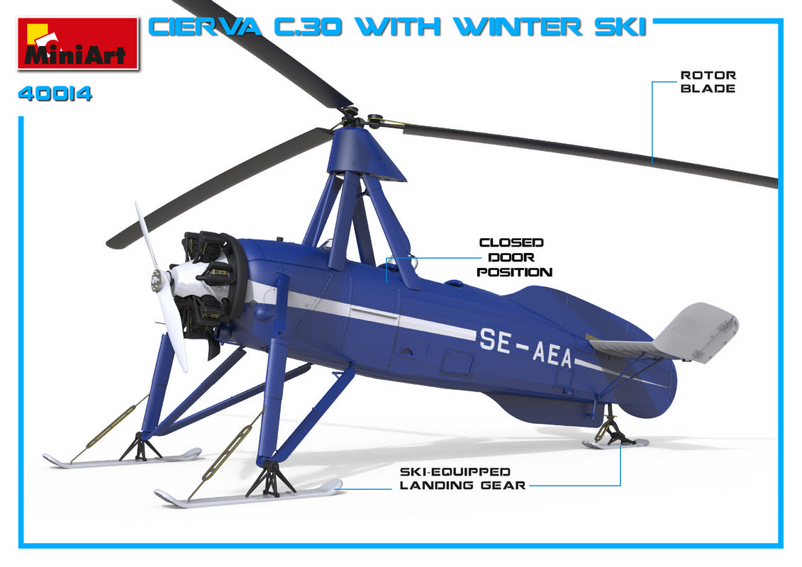 ak-interactive-cierva-c-30-con-sci-invernali-1-35-kit-autogiro-da-costruire image 3