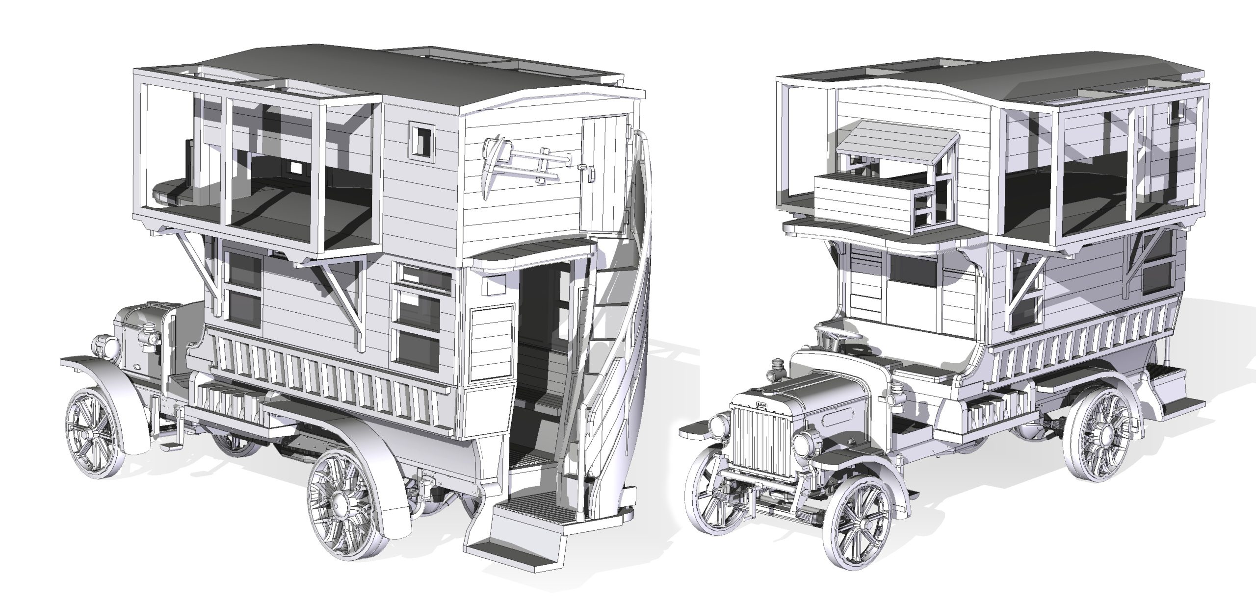 ak-interactive-1-72-wwi-type-b-bus-pigeon-loft image 2