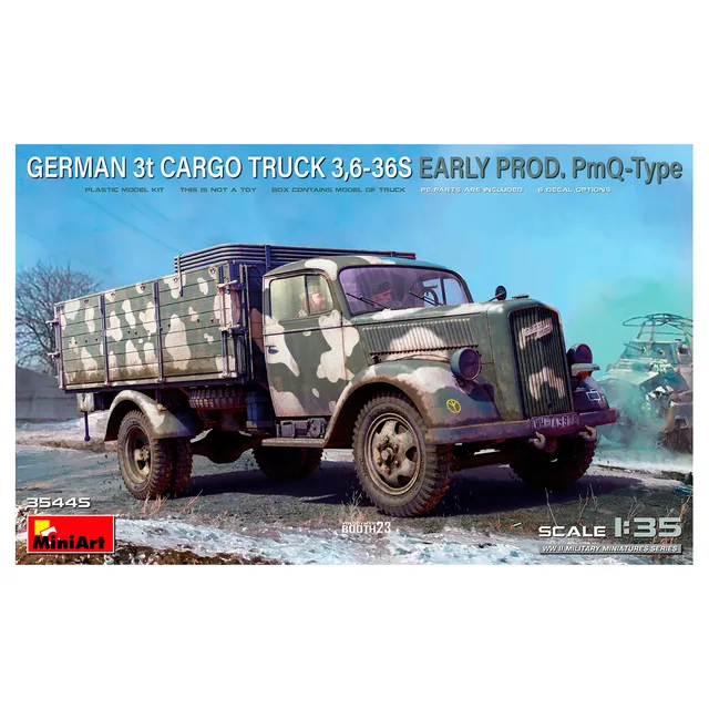 ak-interactive-1-35-german-3t-cargo-truck-3-6-36s-early-prod-pmq-type-autocarro- image 1