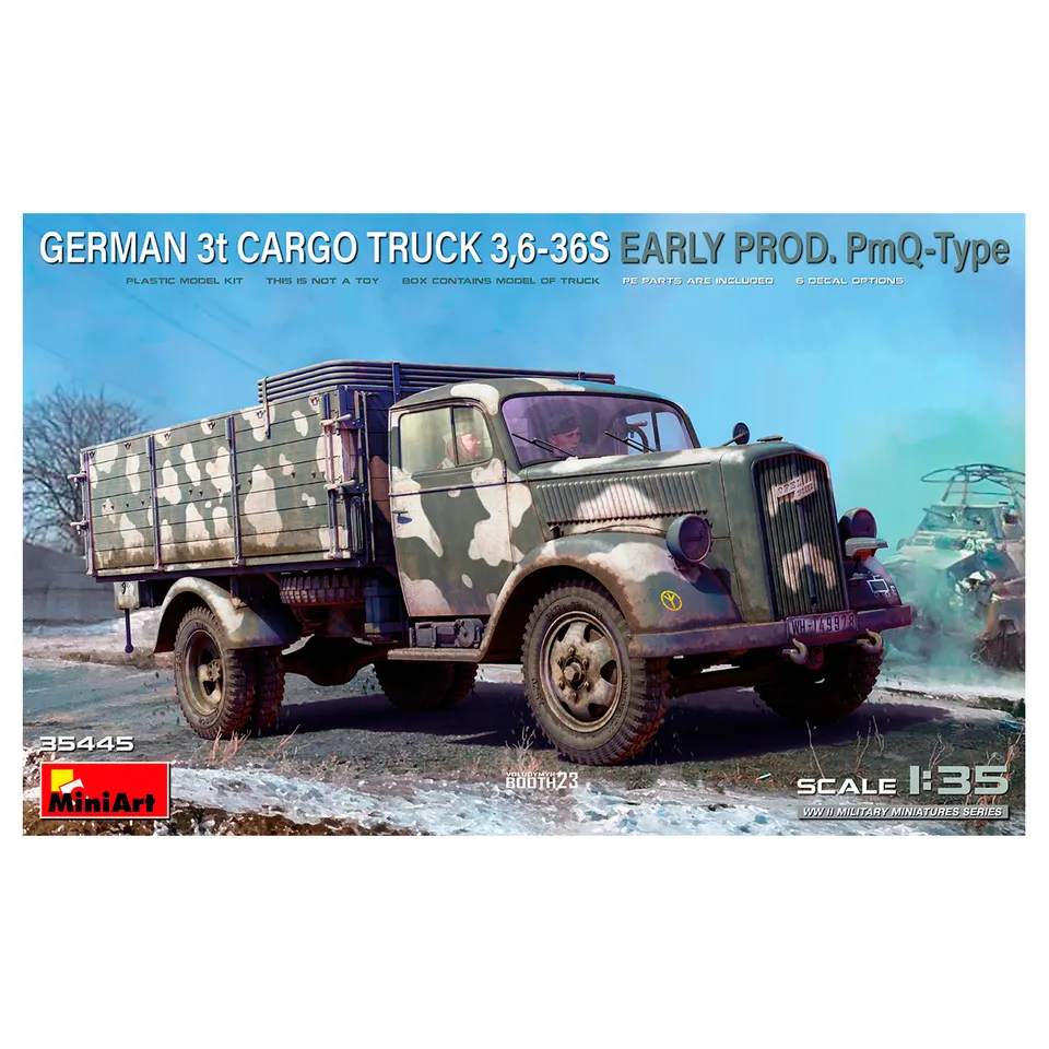 ak-interactive-1-35-german-3t-cargo-truck-3-6-36s-early-prod-pmq-type-autocarro- image 1