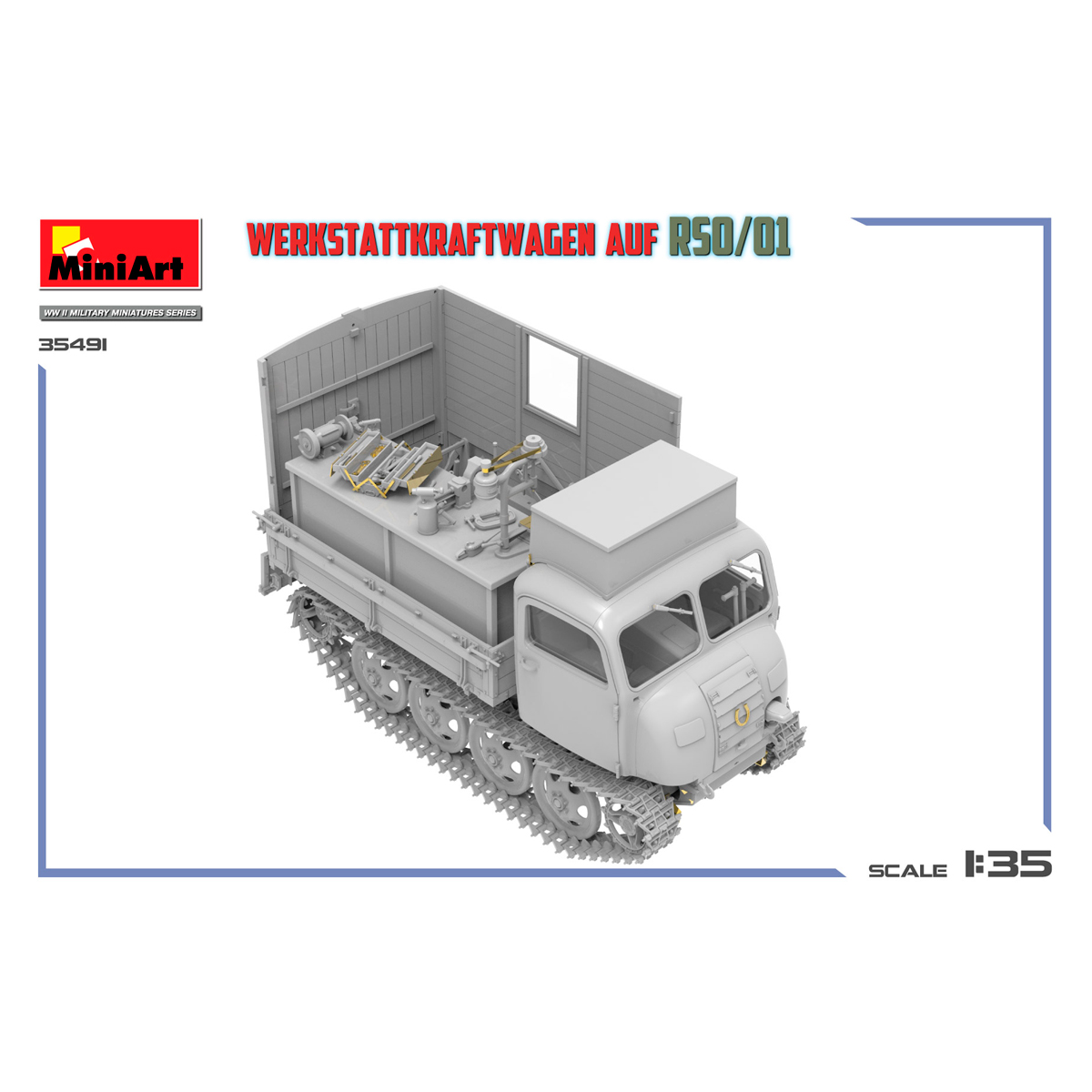 ak-interactive-1-35-werkstattkraftwagen-auf-rso-01-kit-veicolo-da-riparazione image 2