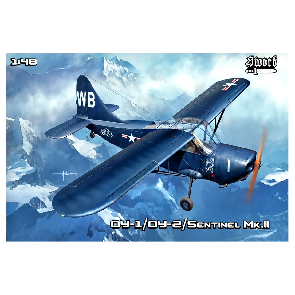 ak-interactive-sword-l-5b-oy-2-sentinel-mk-ii-1-48-kit-aereo-da-costruire image 1