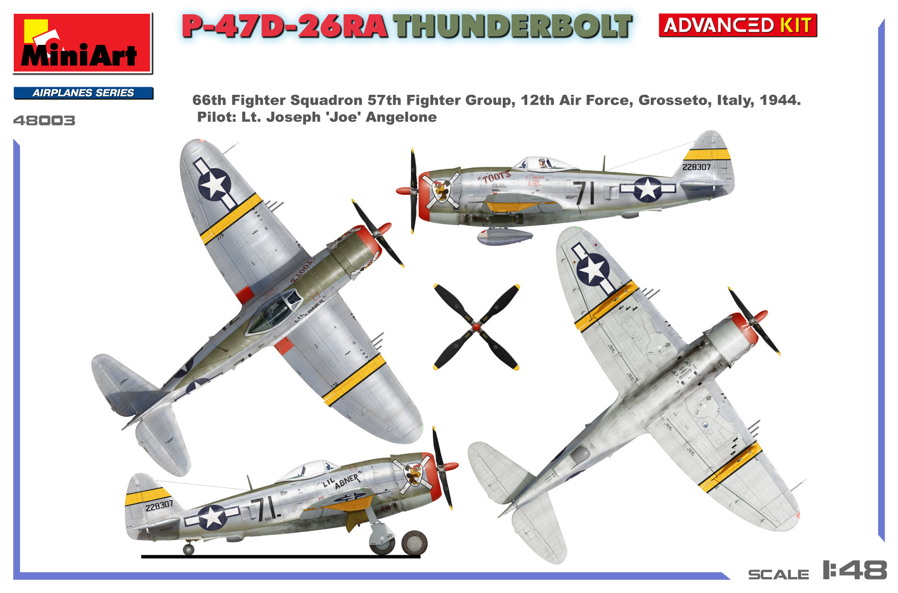 ak-interactive-1-48-p-47d-26ra-thunderbolt-advanced-kit-kit-di-modellismo-da-cos image 3