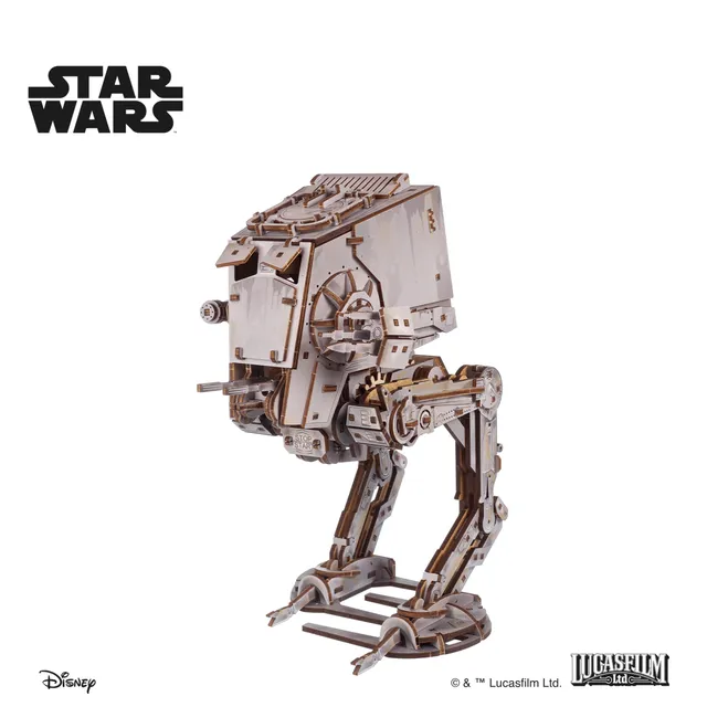 ugears-at-st-walker-star-wars-kit-modellismo-legno-a-molla image 1