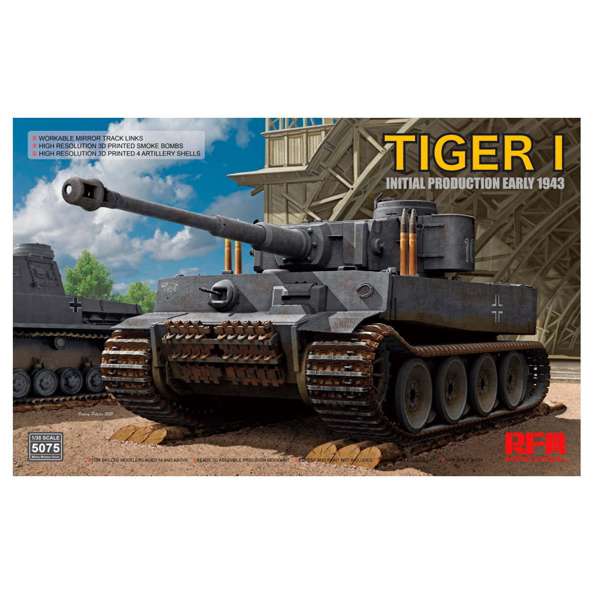 ak-interactive-tiger-i-100-produzione-iniziale-inizio-1943-scala-1-35 image 1