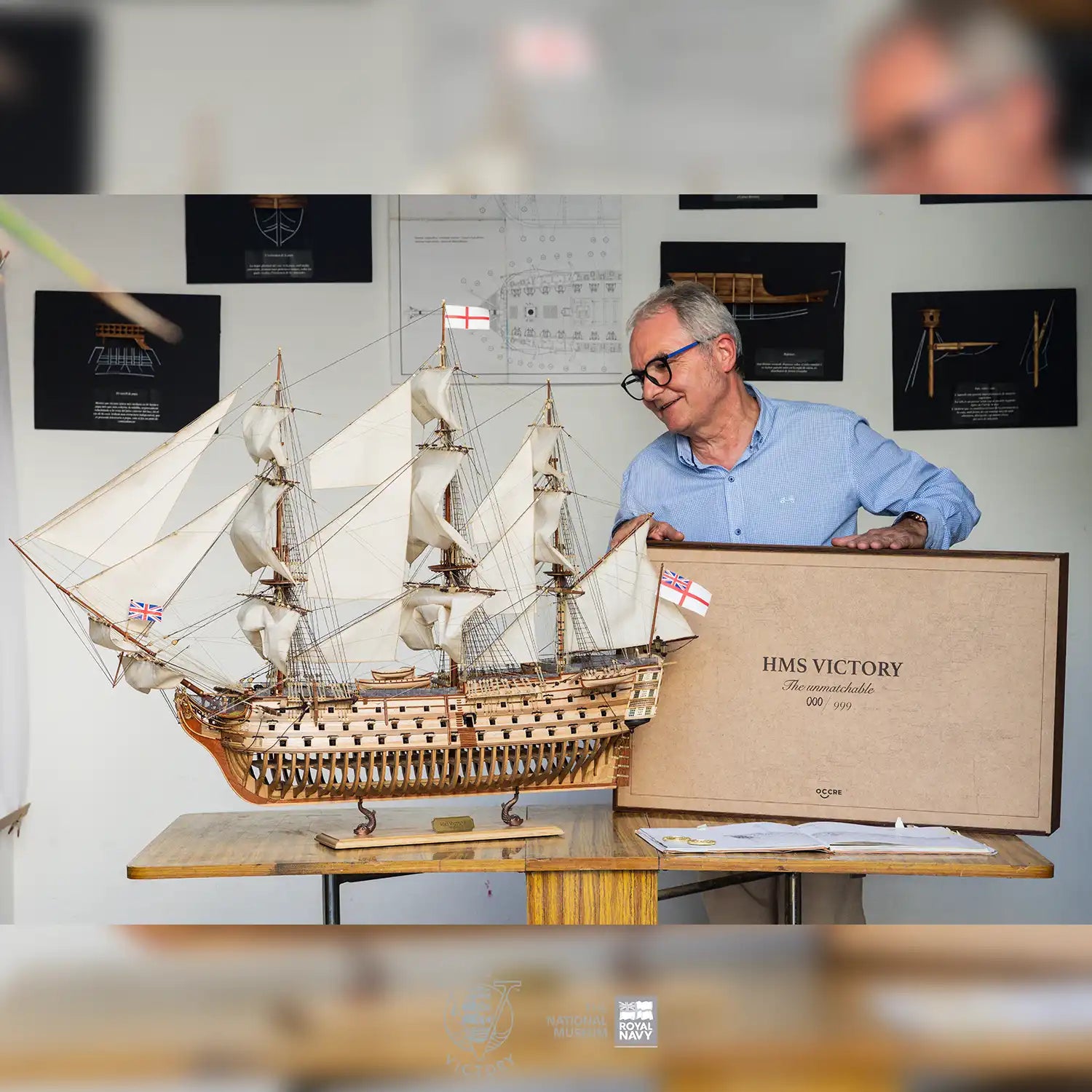 occre-hms-victory-edizione-limitata-numerata-999-unit-kit-modellismo-navale image 2