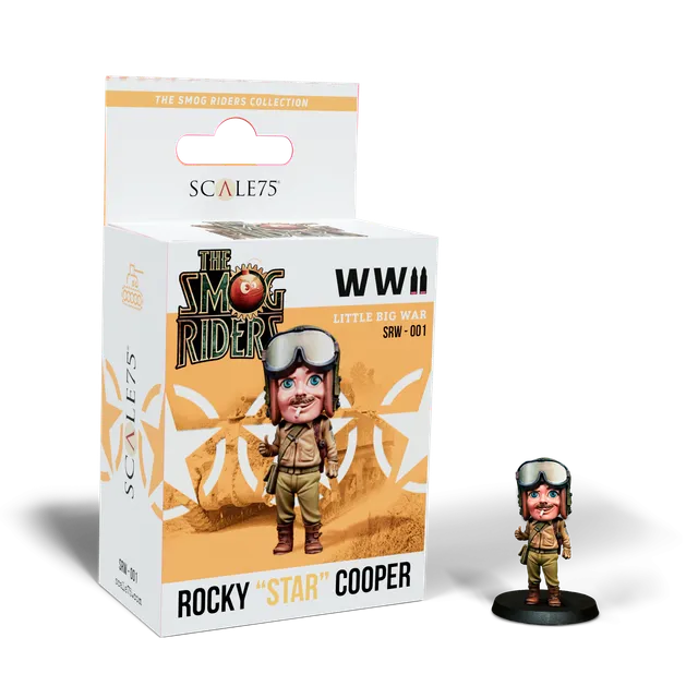 scale75-the-smog-riders-wwii-rocky-star-cooper-miniatura-35mm-in-resina image 1