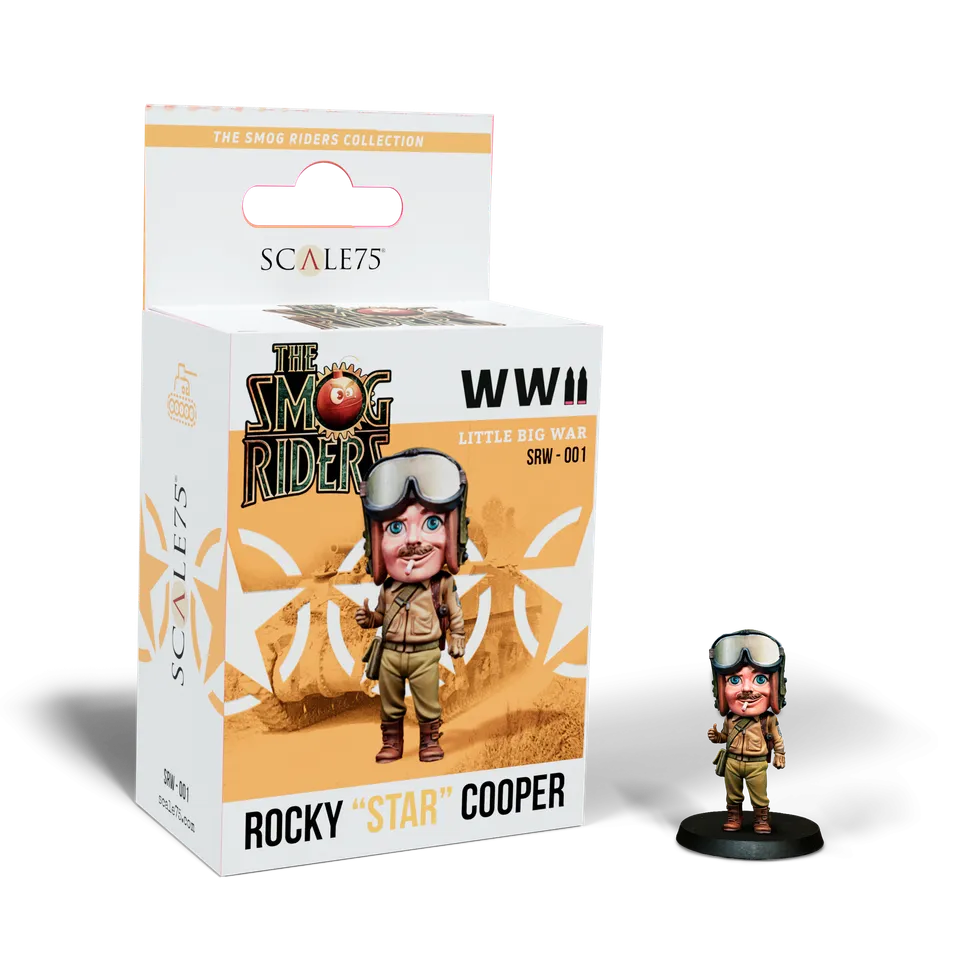 scale75-the-smog-riders-wwii-rocky-star-cooper-miniatura-35mm-in-resina image 1