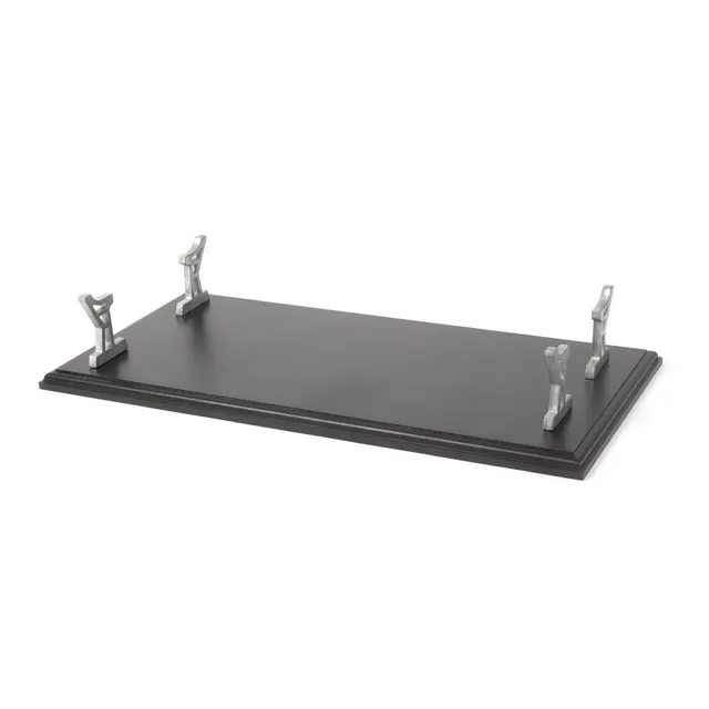 occre-espositore-completo-base-nera-verniciata-con-4-supporti-in-metallo image 1