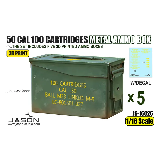 ak-interactive-1-16-scala-50-cal-100-cartucce-metal-ammo-box image 1