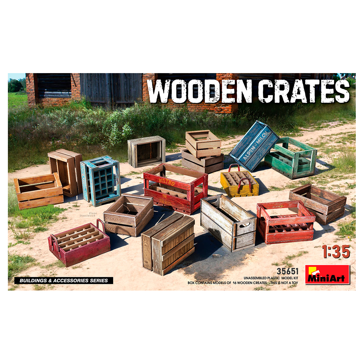 ak-interactive-1-35-wooden-crates-casse-in-legno-per-diorami image 1
