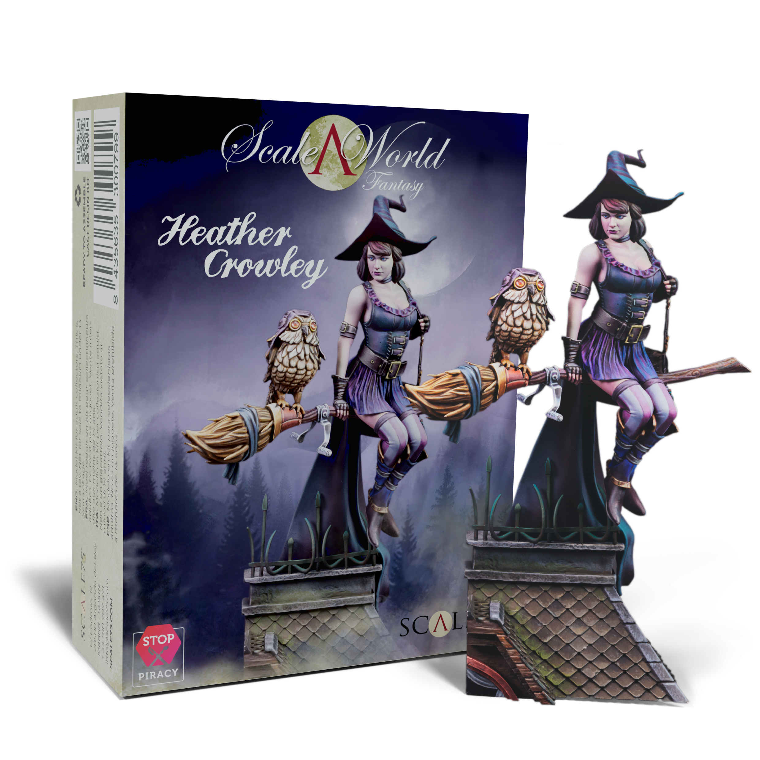 scale75-heather-crowley-figura-fantasy-in-resina-75mm-da-montare-e-dipingere image 1