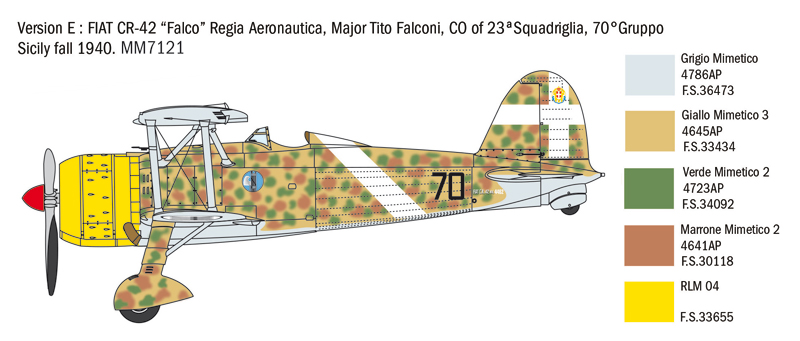 ak-interactive-1-48-fiat-cr-42-falco-kit-modello-aereo-da-costruire-e-dipingere image 4