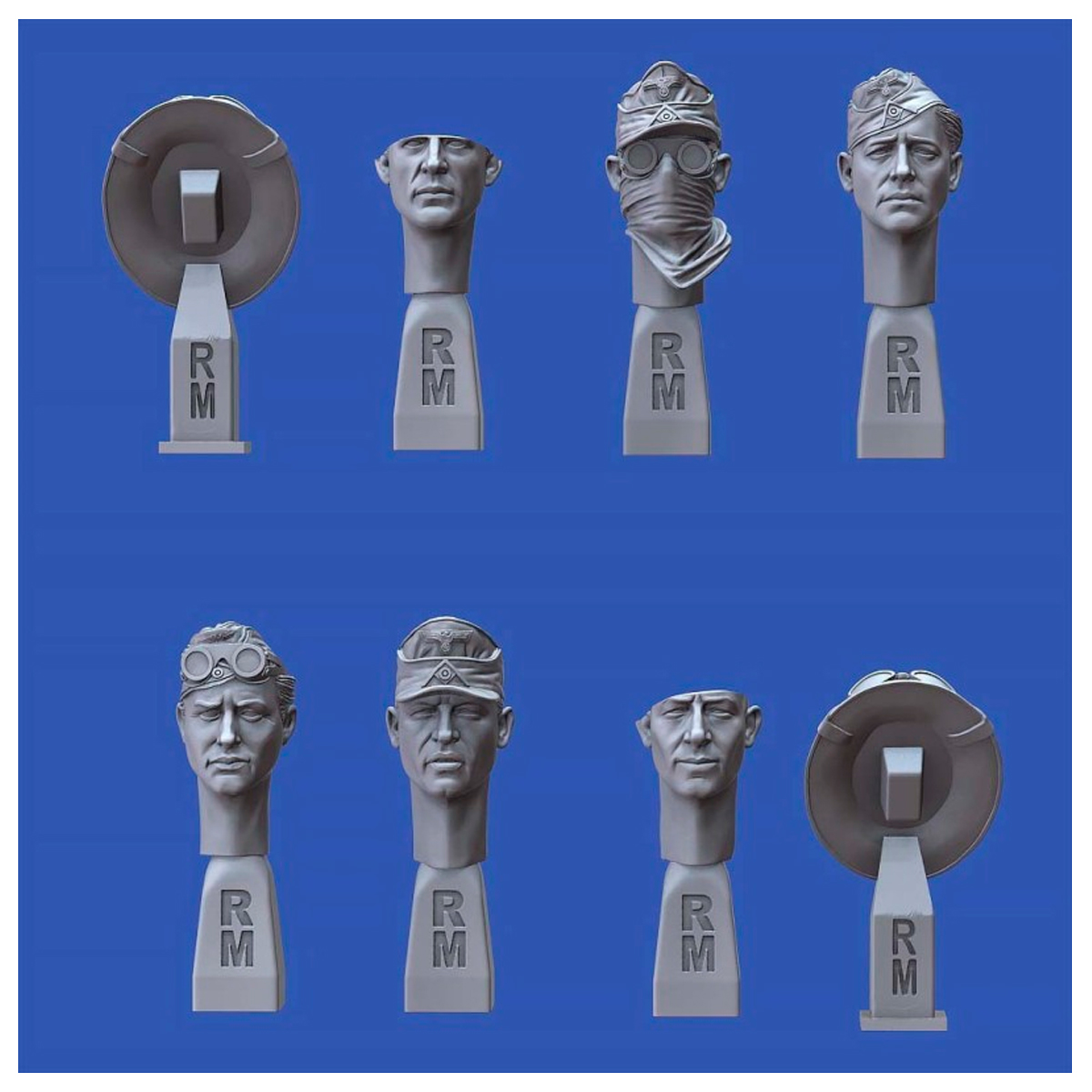 ak-interactive-german-heads-dak-wwii-teste-modellismo-1-35-2 image 2