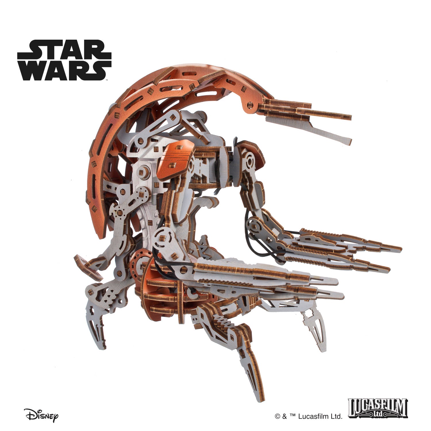 ugears-droideka-star-wars-kit-di-modellismo-meccanico-in-legno image 4