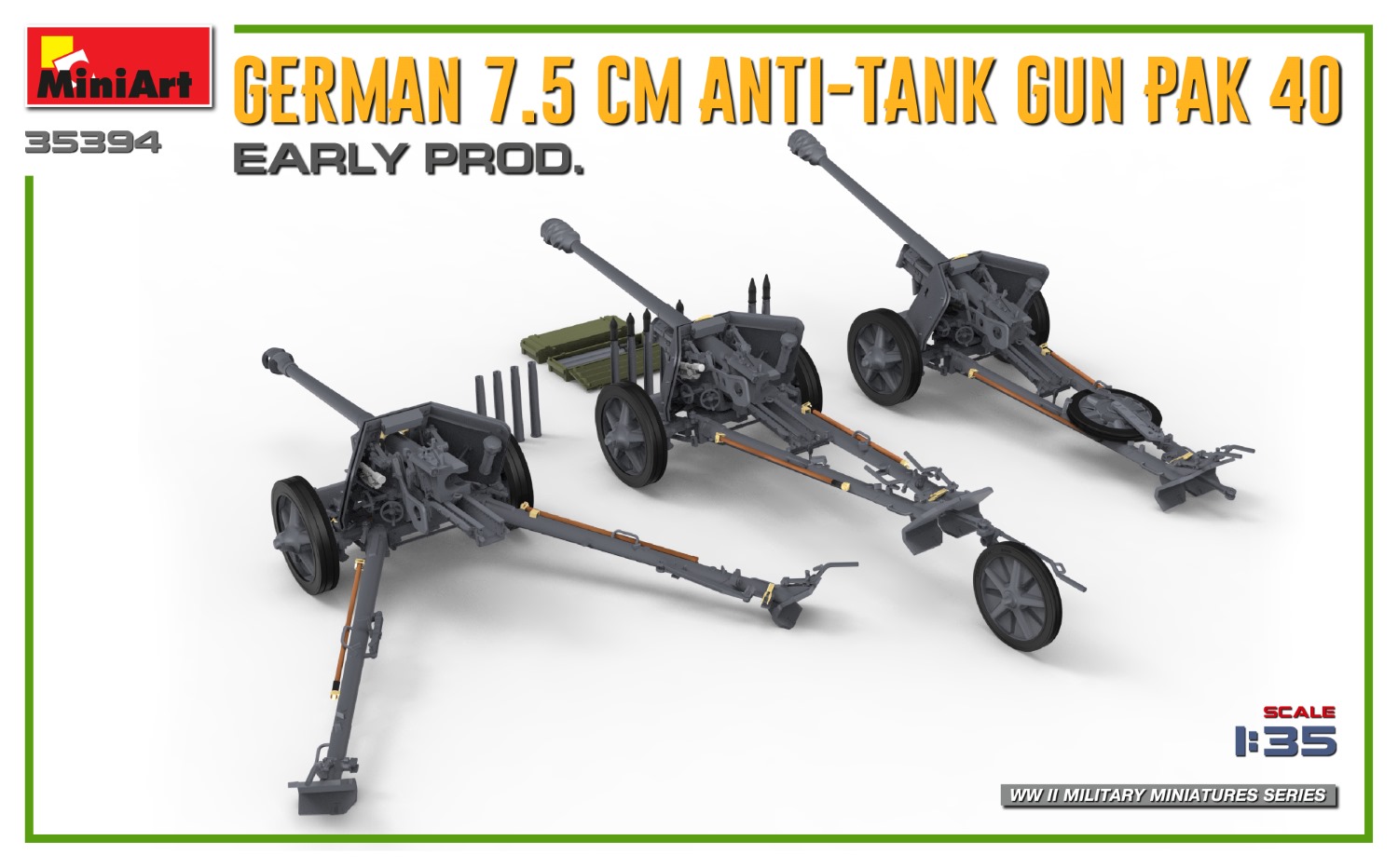 ak-interactive-1-35-german-7-5cm-anti-tank-gun-pak-40-early-prod image 6