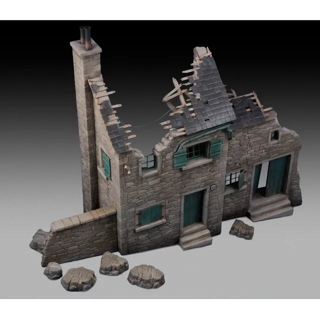 ak-interactive-house-ruin-ardenne-1-35-rovine-per-diorami image 1