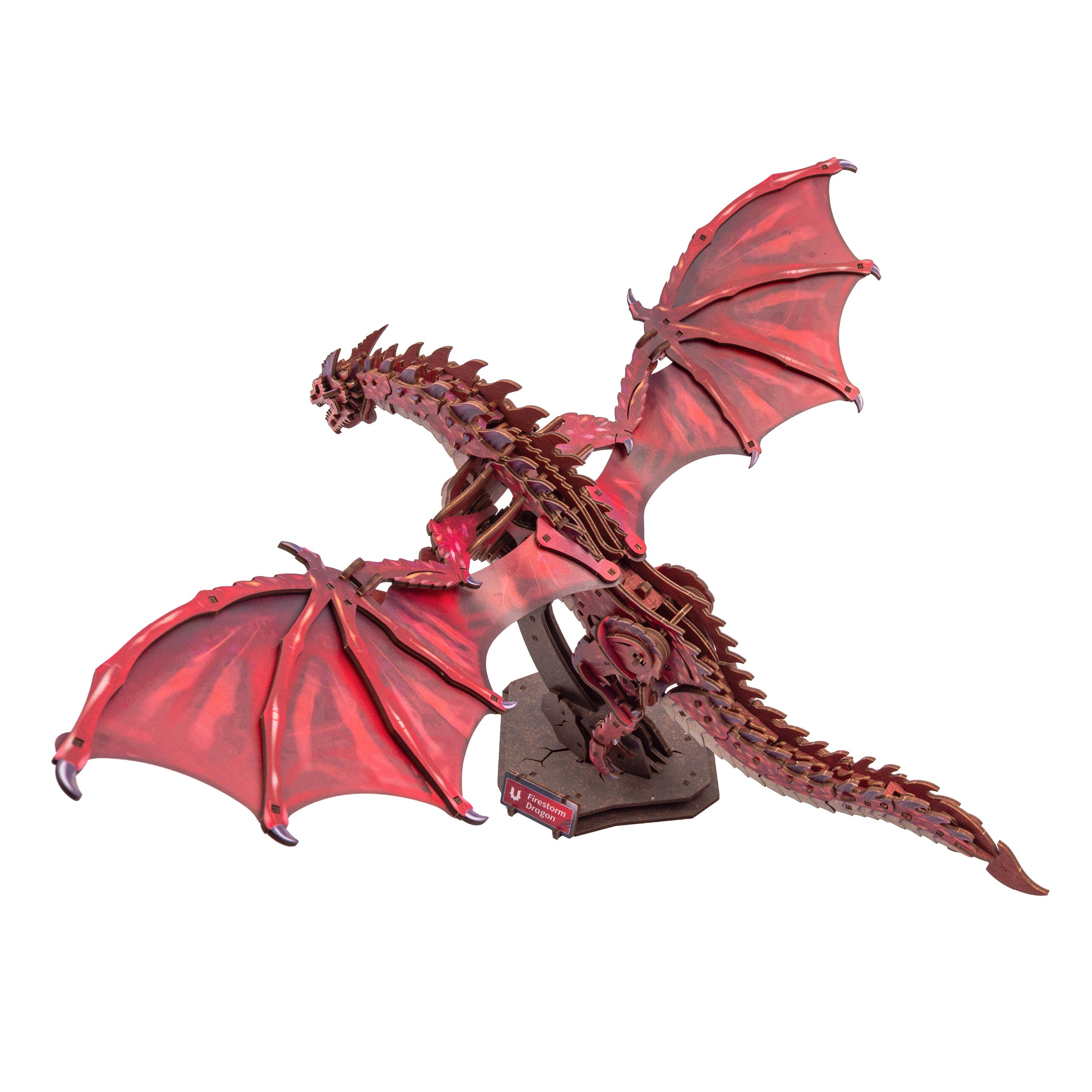 ugears-firestorm-dragon-drago-meccanico-in-legno-advanced image 4