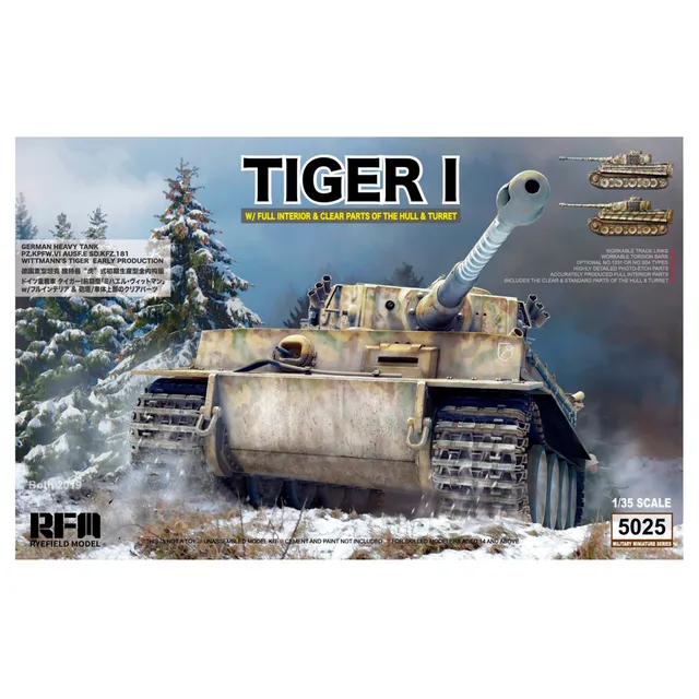 ak-interactive-pz-kpfw-vi-tiger-i-early-full-interior-workable-tracks-1-35-kit-c image 1