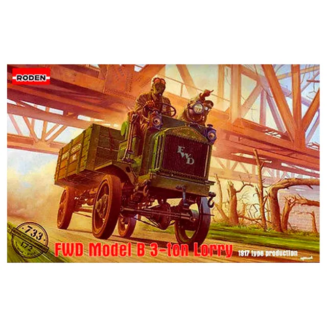 ak-interactive-1-72-fwd-model-b-3-ton-lorry-1917-kit-camion-storico image 1