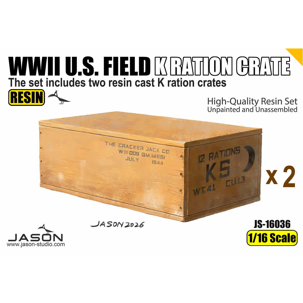 ak-interactive-1-16-scala-wwii-u-s-field-k-ration-crate-cassa-di-razioni-k image 1