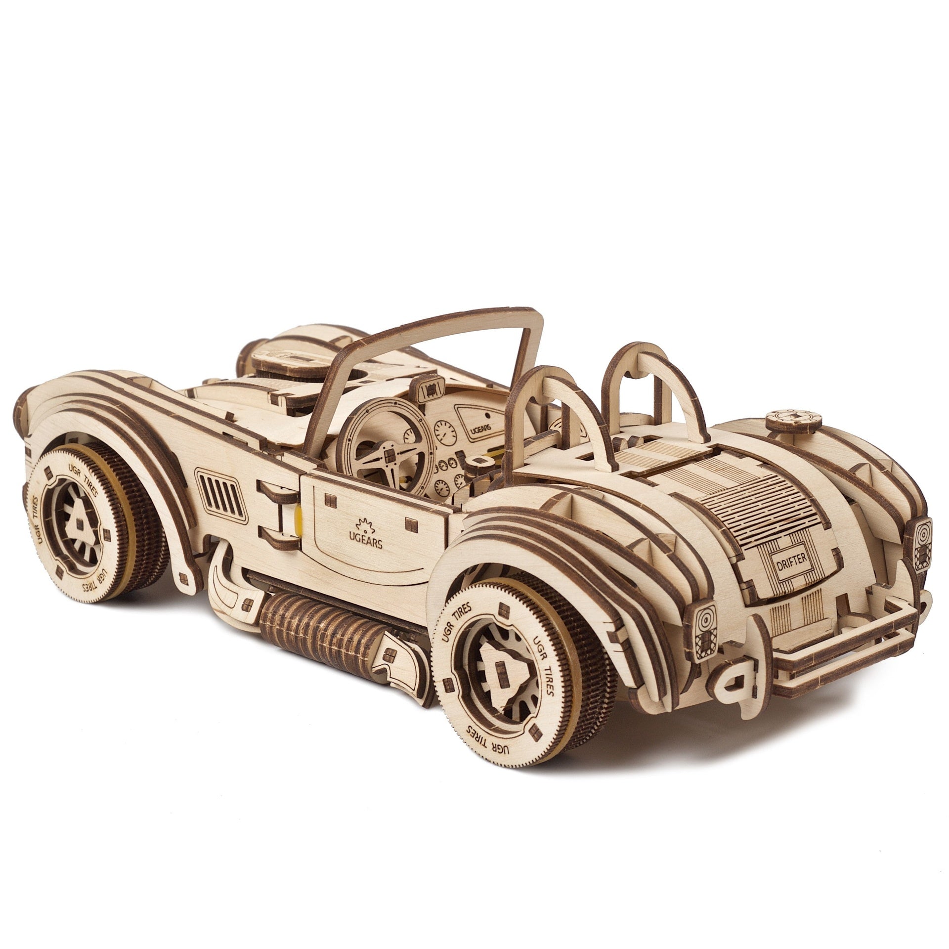 ugears-drift-cobra-racing-car-auto-da-corsa-drift-da-costruire image 2
