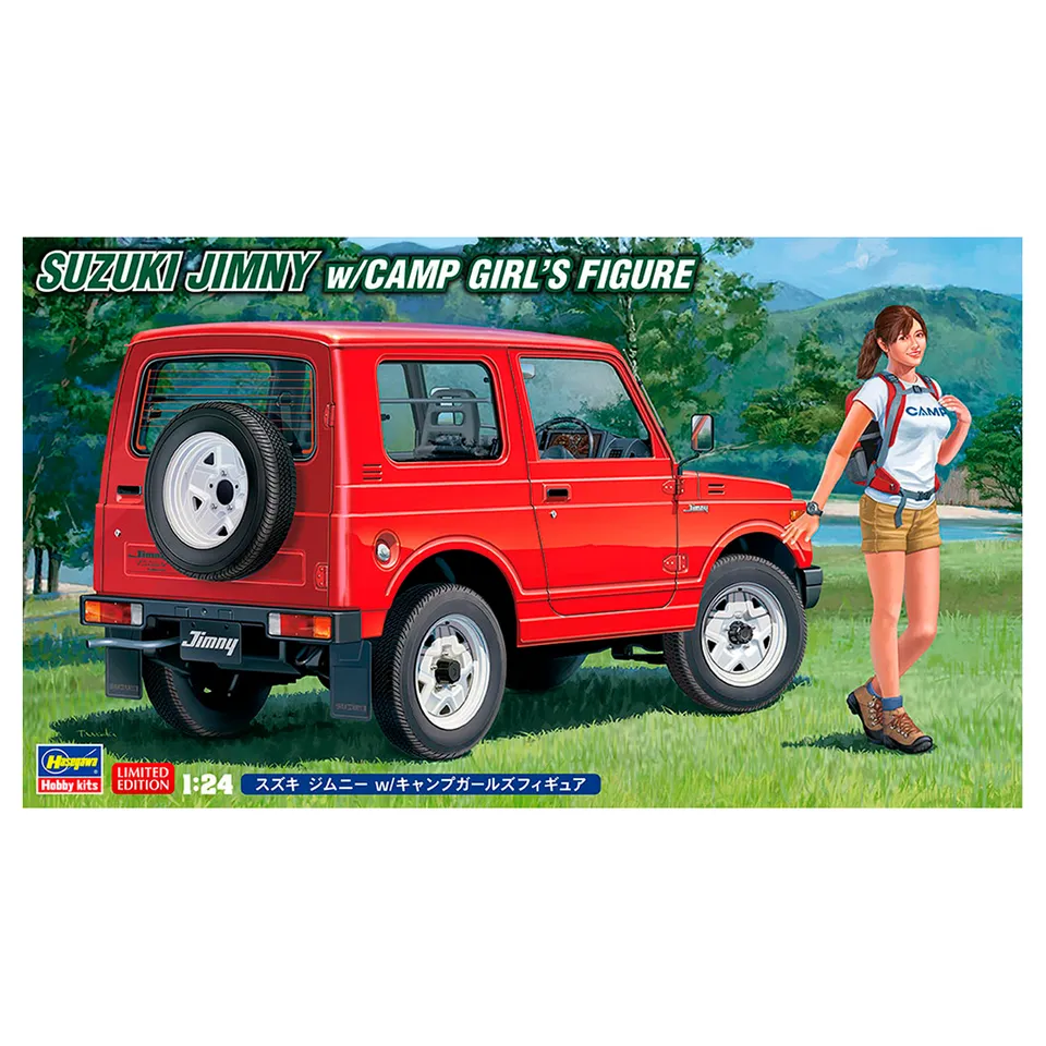 ak-interactive-1-24-suzuki-jimny-con-camp-girl-figure-limited-edition-kit-auto-d image 1