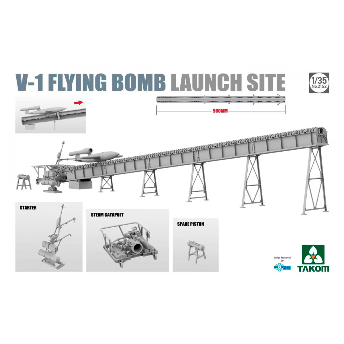 ak-interactive-1-35-v-1-flying-bomb-launch-site-kit-modellismo-base-di-lancio-v- image 2