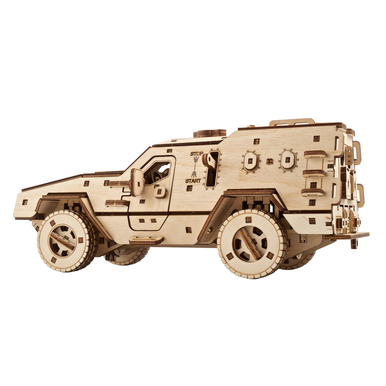 ugears-dozor-b-combat-vehicle-blindato-militare-in-legno-da-costruire image 5