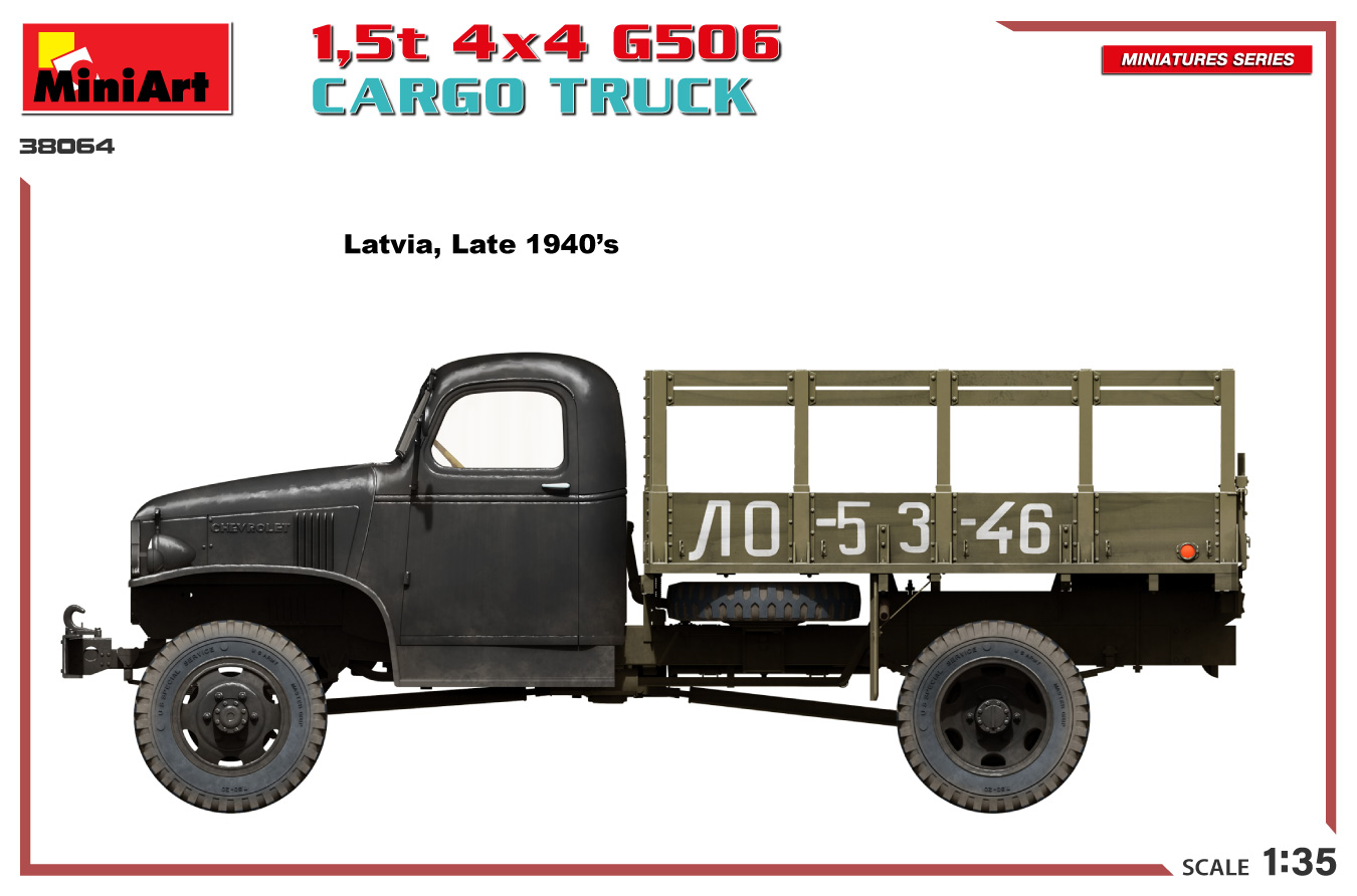 ak-interactive-1-35-g506-cargo-truck-1-5t-4-4-modello-da-costruire-e-dipingere image 7