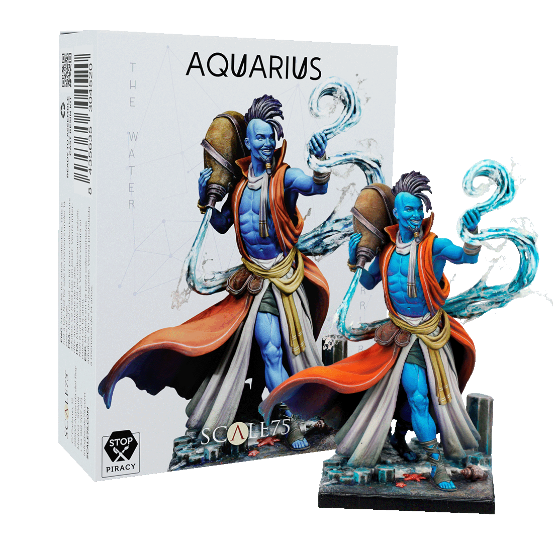 scale75-aquarius-zodiac-mystic-signs-miniatura-in-resina-da-dipingere image 1