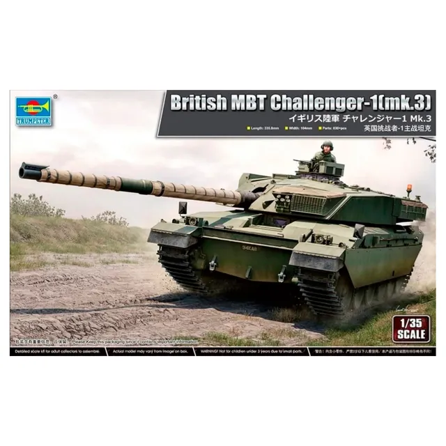 ak-interactive-1-35-british-mbt-challenger-1-mk-3-kit-carro-armato-da-costruire image 1