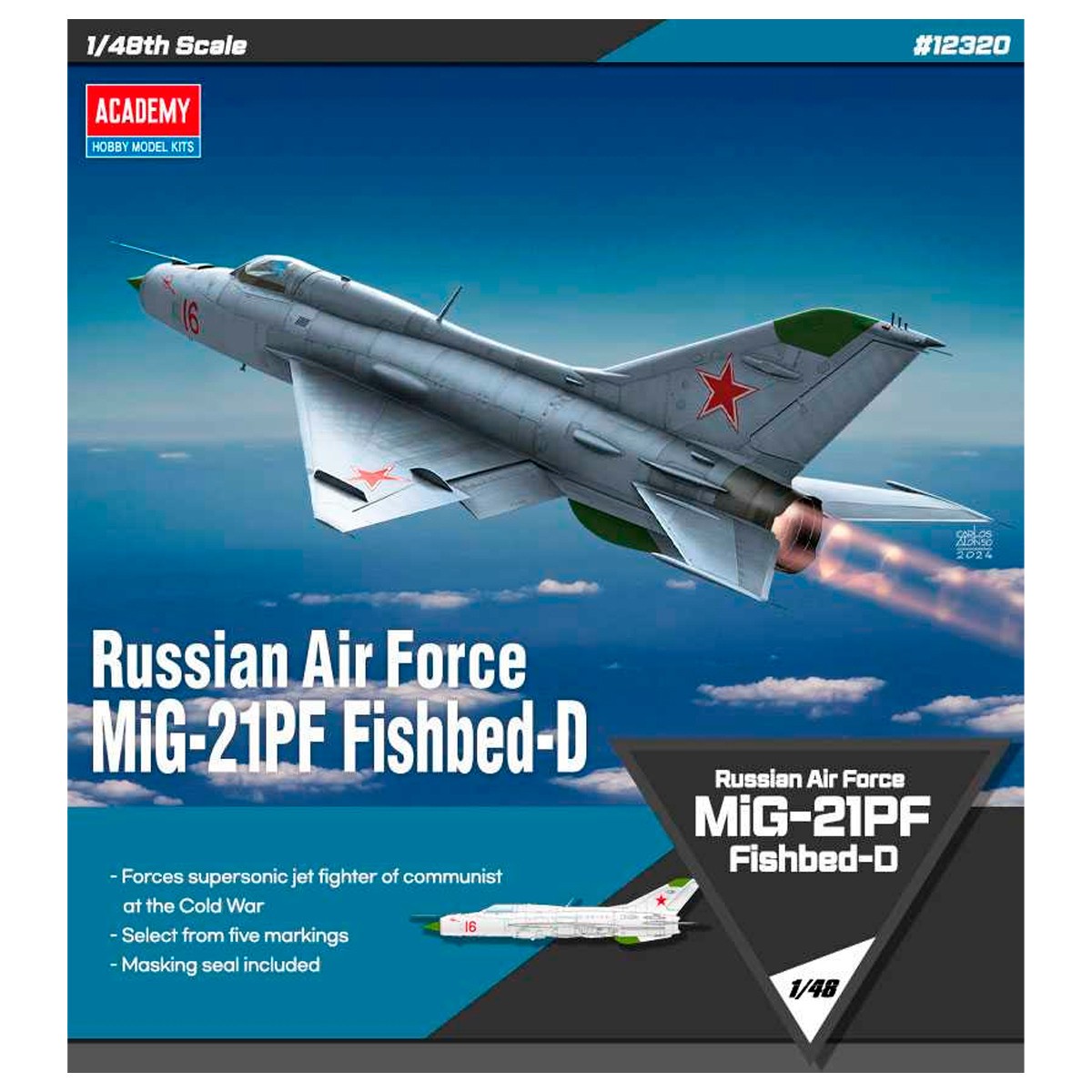 ak-interactive-mig-21pf-fishbed-d-russian-air-force-1-48-kit-modellismo image 1