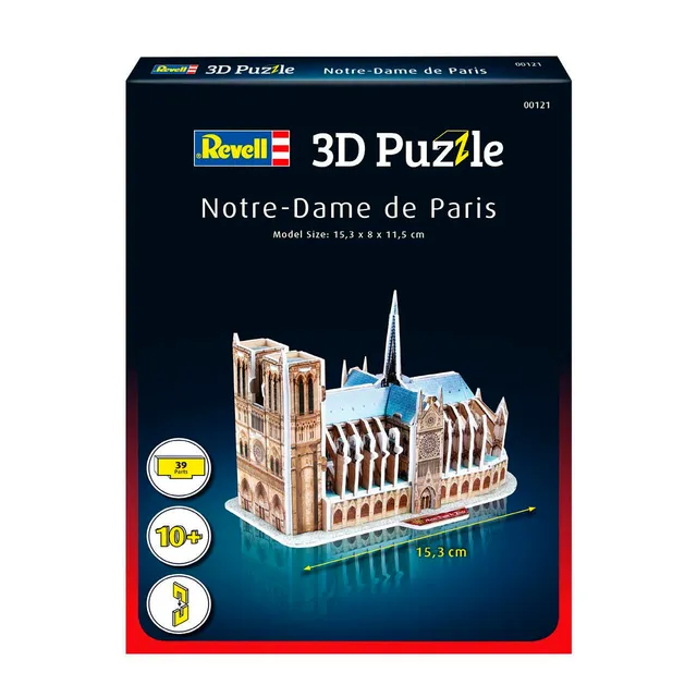 ak-interactive-mini-3d-puzzle-notre-dame-de-paris-puzzle-3d-miniature image 1